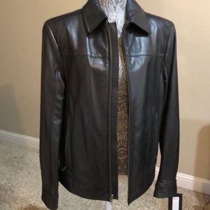 Murano men’s leather coat